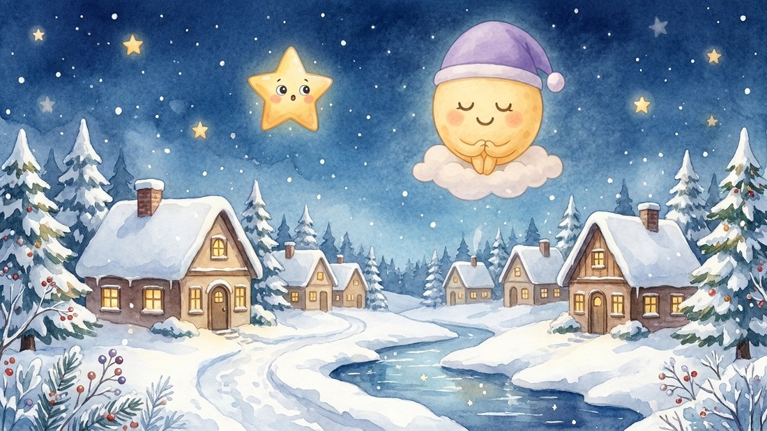 Lua y la primera nevada